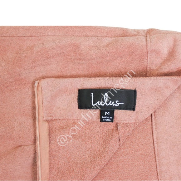 Lulus Shenandoah Mauve Suede Mini Skirt - Picture 7 of 8